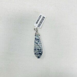 Shop LC Dalmatian Jasper Pendant without Chain Sterling Silver Nickel Free 5182